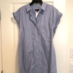 NWT J Crew Chambray Shirtdress
